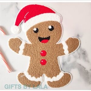 Gingerbread Santa Chenille Patch